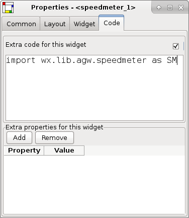 SpeedMeter Properties