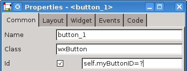 Common Properties - Variable assignment
